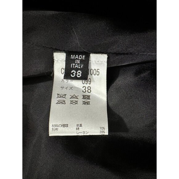 ILARIA NISTRI sheepskin Leather Jacket size 38 IT / S US made in Japan - Picture 3 of 7